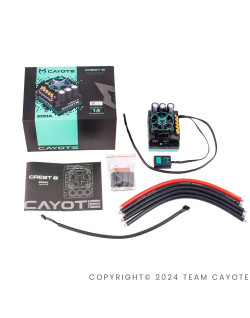 Contrôleur de vitesse CAYOTE Racing CREST 8 EVO (ESC) 1:8 200A