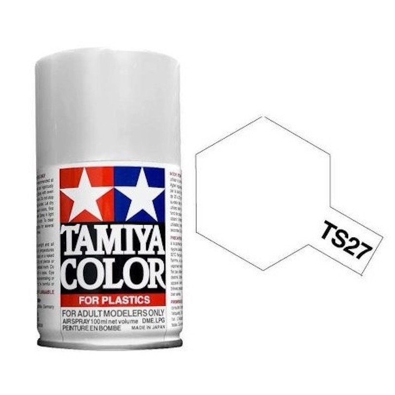 Tamiya Peinture Acrylique TS27 Blanc Mat 85027