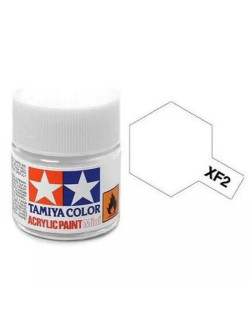 pot acrylique 10 ml Tamiya XF-2 - BLANC MAT