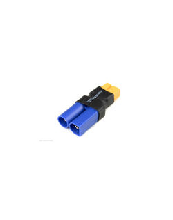 Revtec - Connecteur adaptateur secteur - Prise XT-60 / Fiche EC-5 - 1 pièce  - GF-1305-025