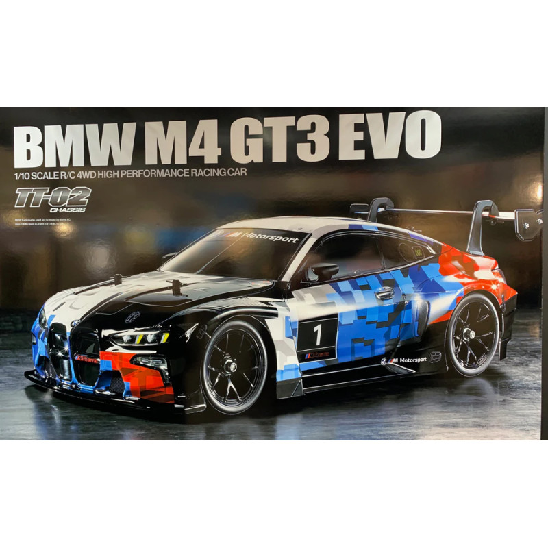 Tamiya TT-02 BMW M4 GT3 Evo KIT 58751 Tamiya TT-02 BMW M4 GT3 Evo KIT 58751