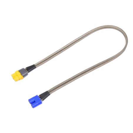 Revtec - Câble de charge Pro « XT60 » - Connecteur EC-3 femelle - 40 cm - Fil plat en silicone 14 AWG