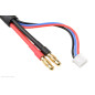 Revtec - Câble de charge/équilibrage - Connecteur Bullit 5 mm 2S - Chargeur 2S