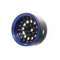 Boom Racing ProBuild™ 1.9" R12 Adjustable Offset Aluminum Beadlock Wheels (2) Blue/Matte Black