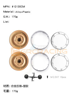 Jante Beadlock en aluminium GRC 1.9 Camel Trophy Classic pour Defender G01 (2)