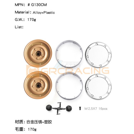 Jante Beadlock en aluminium GRC 1.9 Camel Trophy Classic pour Defender G01 (2)