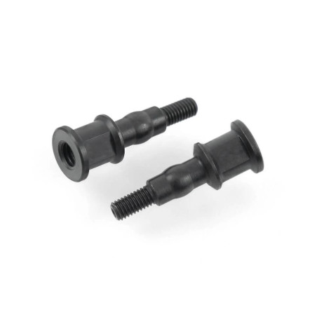 NEW - Fixations d'amortisseur révisé +0mm, tout 2.x (requiere TKR1443) (2) TEKNO RC