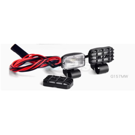 Projecteurs rectangulaires GRC 17 mm  Lentille L