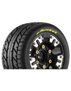 Louise RC - ST-ROCKET - Tire Set for Mini MAXX/XRT - Mounted - Soft - L-T3387SM