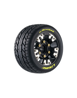 Louise RC - ST-ROCKET - Tire Set for Mini MAXX/XRT - Mounted - Soft - L-T3387SM