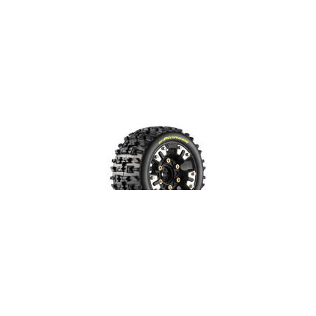 Louise RC - ST-PIONEER - Tire Set for Mini MAXX/XRT - Mounted - Soft  - LR-T3389SM