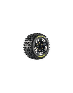 Louise RC - ST-PIONEER - Tire Set for Mini MAXX/XRT - Mounted - Soft  - LR-T3389SM