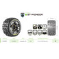 Louise RC - ST-PIONEER - Tire Set for Mini MAXX/XRT - Mounted - Soft  - LR-T3389SM