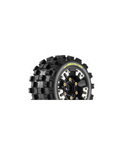 Louise RC - ST-MCROSS - Tire Set for Mini MAXX/XRT - Mounted - Soft - LR-T3390SM