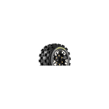 Louise RC - ST-MCROSS - Tire Set for Mini MAXX/XRT - Mounted - Soft - LR-T3390SM