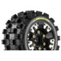 Louise RC - ST-MCROSS - Tire Set for Mini MAXX/XRT - Mounted - Soft - LR-T3390SM