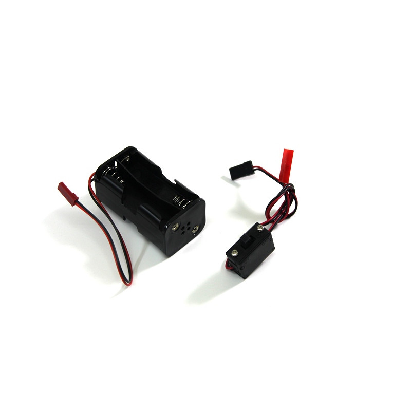 Boitier 4 Piles + interrupteur  -  2300002