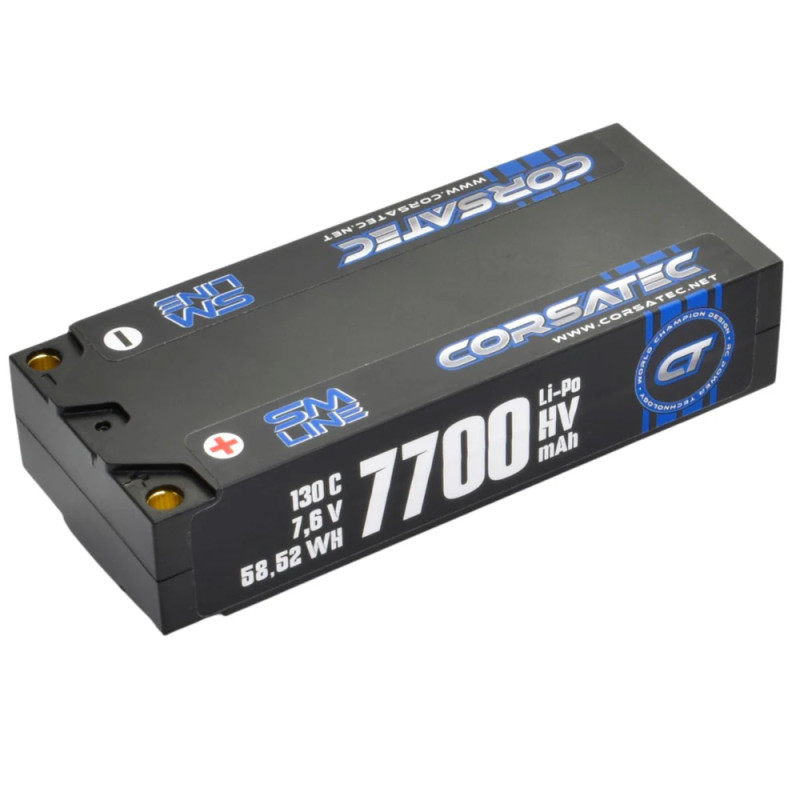 Corsatec Lipo 2s Mid 7700mah HV 7.6V SM Line CT10109
