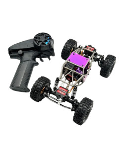 Buggy Titan 18 ARTR Titanium Purple Edition Active Pro 4WS avec carte de contrôle Micro-Tesla Édition Limitée