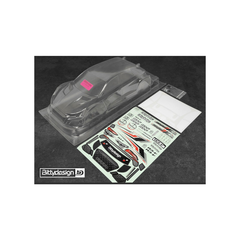 Bittydesign A3-F 1/10 FWD Carrosserie transparente 190 mm (Légère - 0,7 mm)