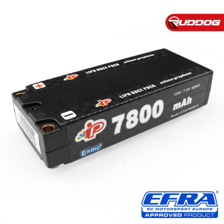 Batterie Intellect MC4 7800 mAh 120C 7,6 V Graphène 113 mm Longue Autonomie MID LiHV