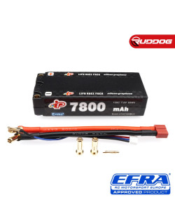 Batterie Intellect MC4 7800 mAh 120C 7,6 V Graphène 113 mm Longue Autonomie MID LiHV