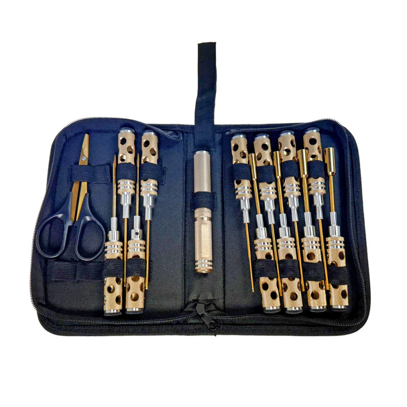 T2M Set outils 14pcs avec pochette de transport  T422651