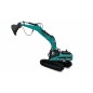 EXCAVATRICE G704E TOUT MÉTAL À L'ÉCHELLE 1/14 "série Pétrol", 2,4GHZ