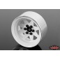 6 LUG WAGON 2.2 STEEL STAMPED BEADLOCK WHEELS (WHITE) RC4WD