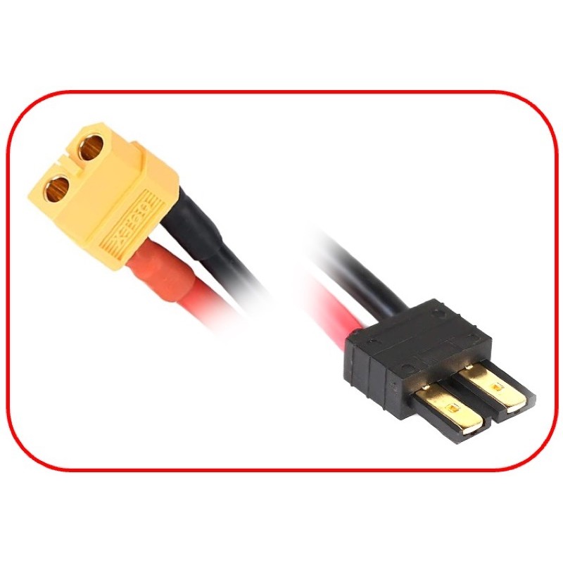 Câble de charge XT60 compatible avec Traxxas 15cm