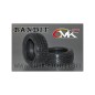 6MIK Pneus à Coller Buggy Bandit + Jantes Ultra Jaunes + Insert (x2) TKUY8