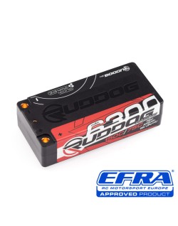 Batterie LiPo-HV RUDDOG Racing 6300mAh 150C/75C 7,6V