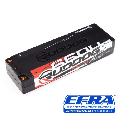 RUDDOG Racing 6600mAh 150C/75C 7.6V LCG Stick Pack Batterie LiPo-HV