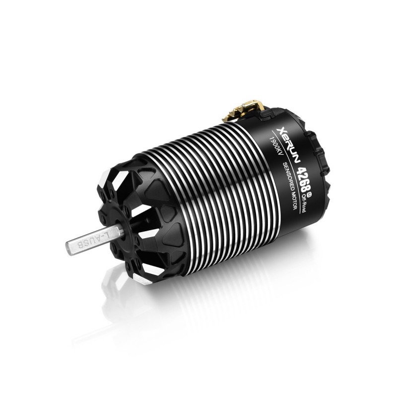 Moteur HW 4268SD G3 1/8 Buggy 1900kv - Noir - HOBBYWING - HW30401906