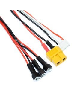 Câble de charge XT60 : 3 Lipo (MCP X)