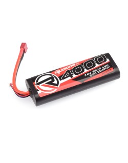 RUDDOG 4000mAh 50C 7.4V LiPo Round Stick Pack Batterie avec prise Dean