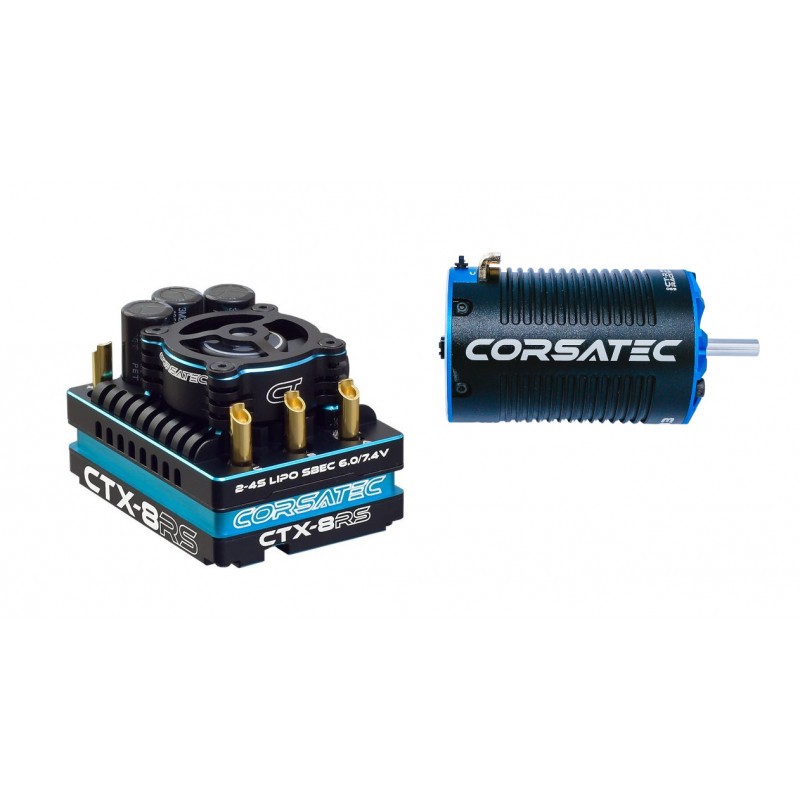 Combo Variateur 1/8 Pro 250A + Moteur 1900kv - CORSATEC