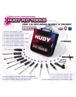 Hudy Set d'outils Avec Sac de Transports (14 outils) 190003