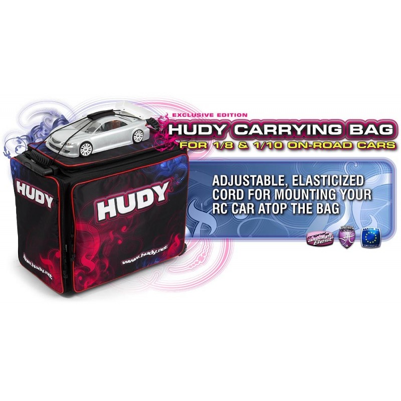 h*s様 HUDY 199120# 1/10 & 1/8 Carrying Ba Sac de transport Hudy pour voiture piste 1/10 ou 1/8 - Hudy - 199120