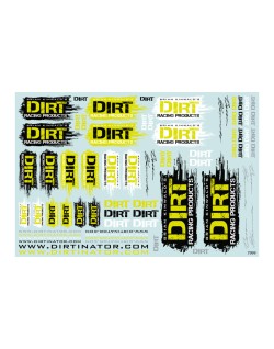 Jconcepts Dirt Racing Products - feuille de décalcomanies