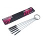 Kit de nettoyage pour aérographe Bittydesign (5 tailles de brosses en nylon)