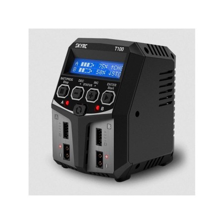 T100 Duo AC Charger (LiPo 2-4s up to 5A - 2x50w)
