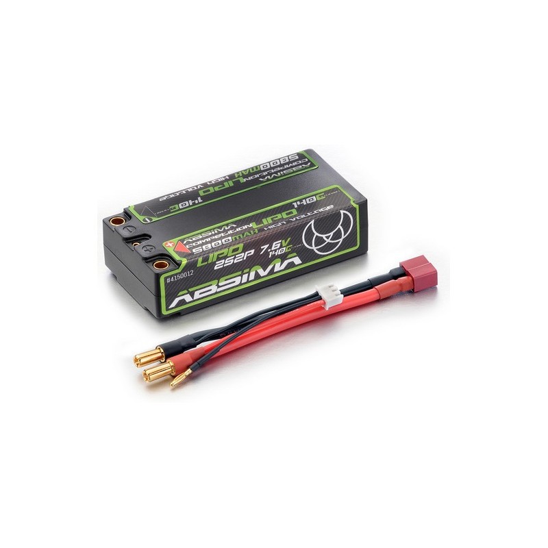 Absima Batterie Lipo Shorty HV 7.6V 5800mAh 140C 4150012