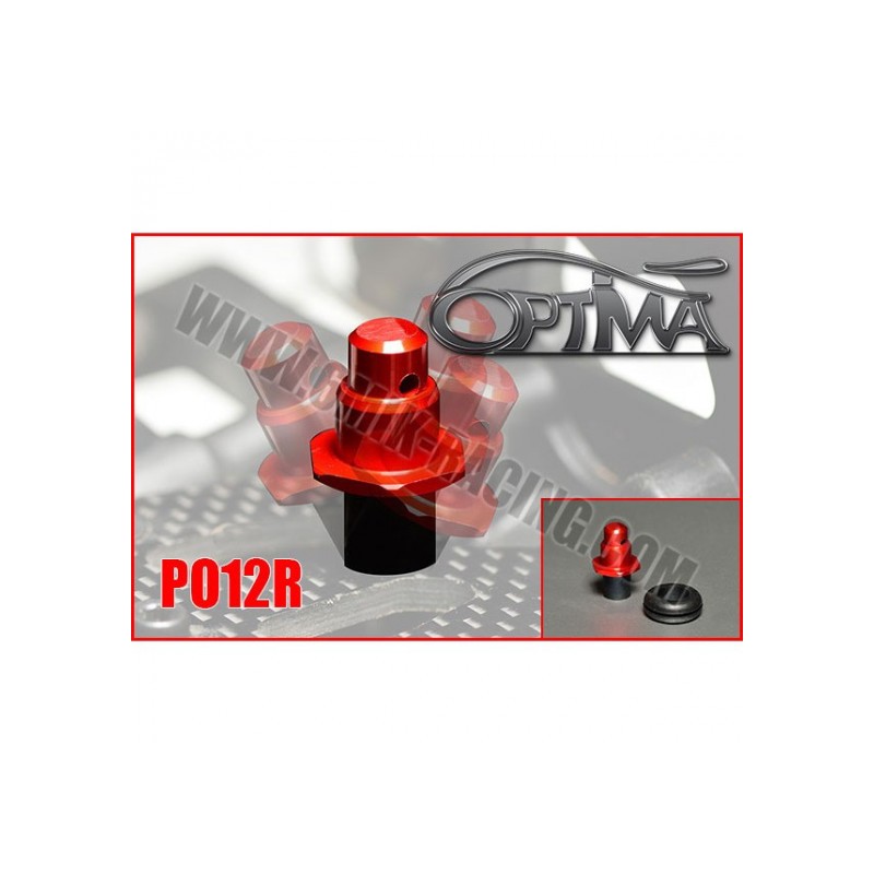 Optima Support de Carrosserie Avant sur Silent-Bloc Rouge PO12R