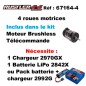 RUSTLER 4X4 BRUSHLESS 2S + HD PARTS