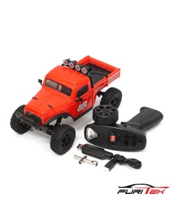 FX118 FURY Wagon RTR rouge FURITEK Brushless 1/18 RC Crawler Kit