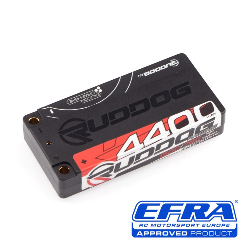 LiPo-HV Battery 4400mAh 150C/75C 7.6V LCG Shorty Pack