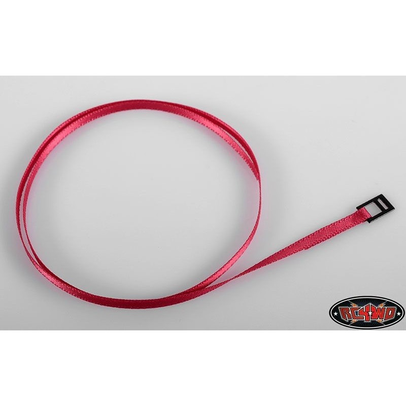 SANGLE D'ARRIMAGE ROUGE AVEC LOQUET EN MÉTAL RC4WD