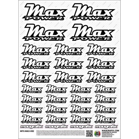 MFX-MAX-002 - autocollant Max Power