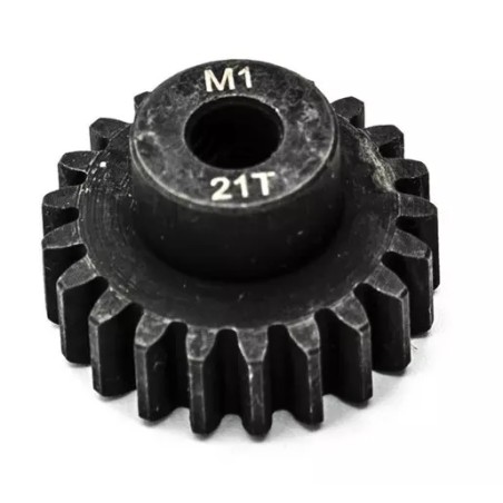 KONECT Pignon moteur M1 ø5mm 21 dents en acier, HT-180121